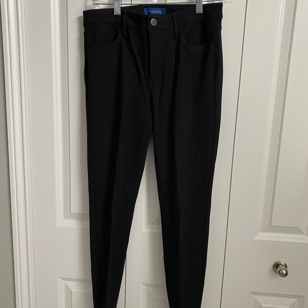 Talbots 2 Black High-Waist Jegging Ankle